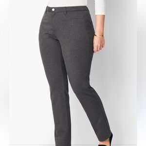 Talbots Flawless High-Waist Jegging Ankle Gray Pants Size 16